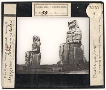 Vorschaubild Ägypten. Memnonkolosse (Amenemhet III.) Diasammlung